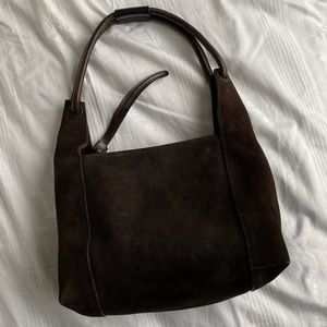 🪩 VINTAGE GUCCI SUEDE SHOULDER BAG 🪩